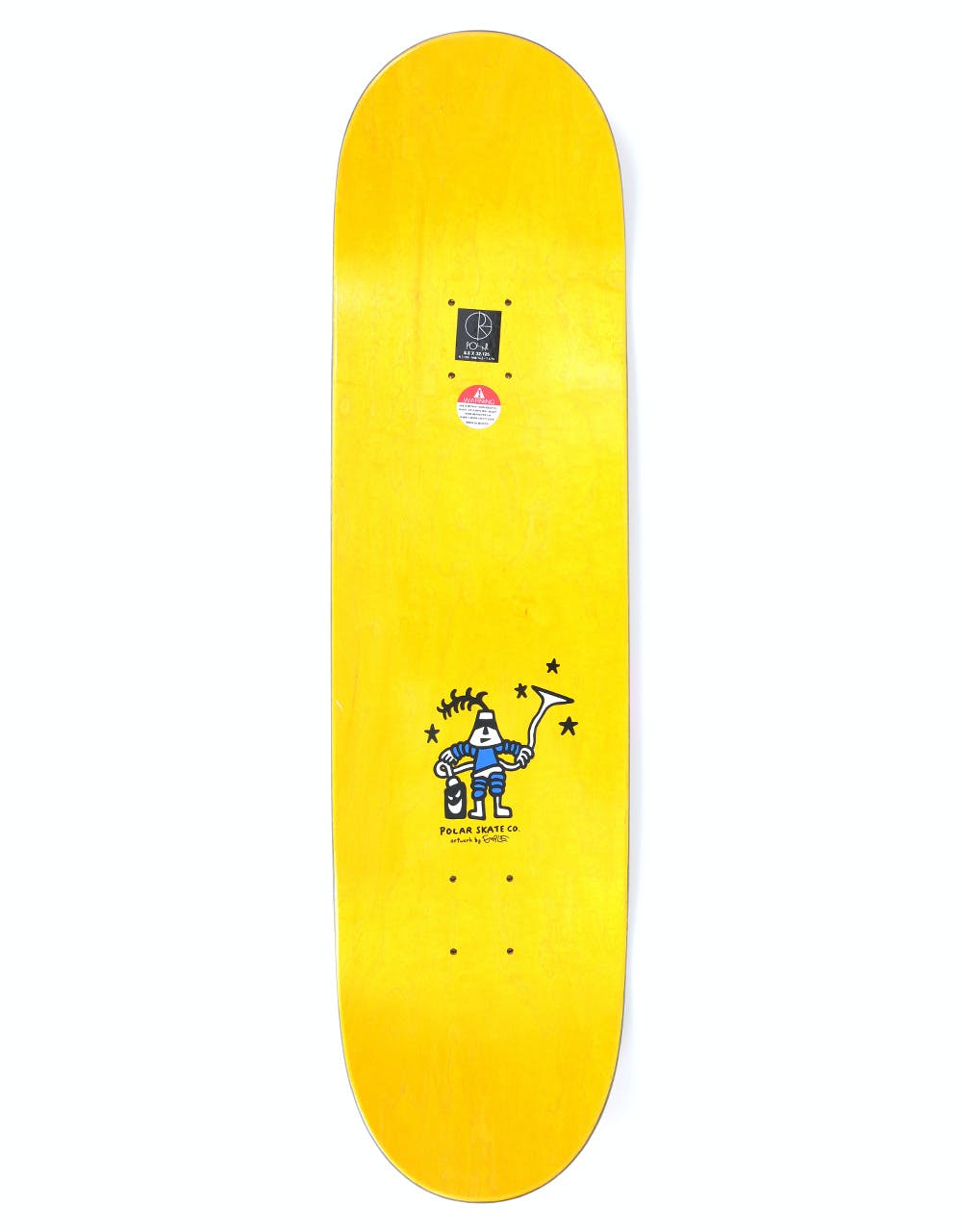 Polar Halberg Flamethrower Skateboard Deck - 8.5"