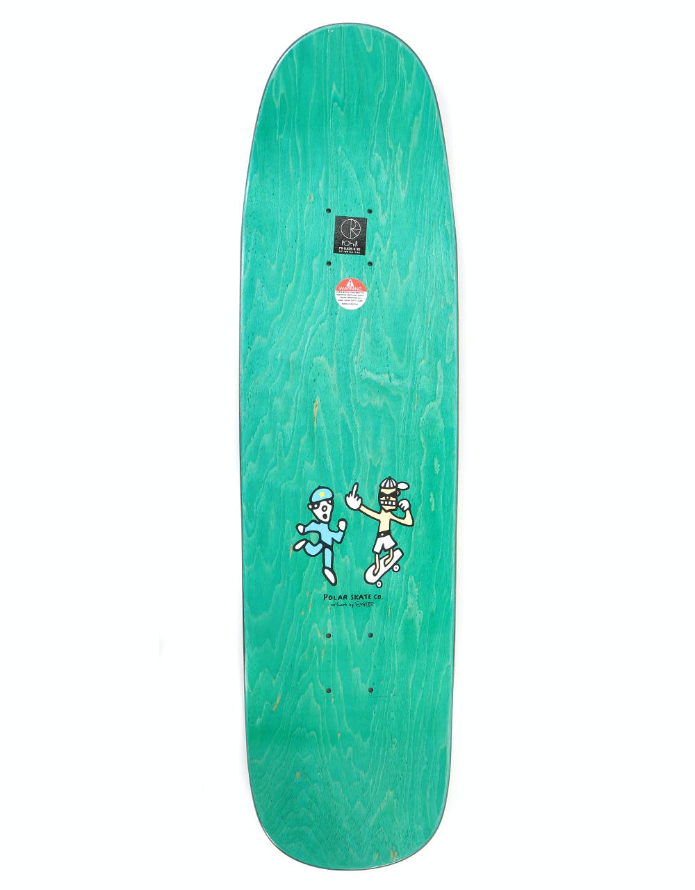 Polar Oskar Dice Life Skateboard Deck - P9 Shape 8.625"