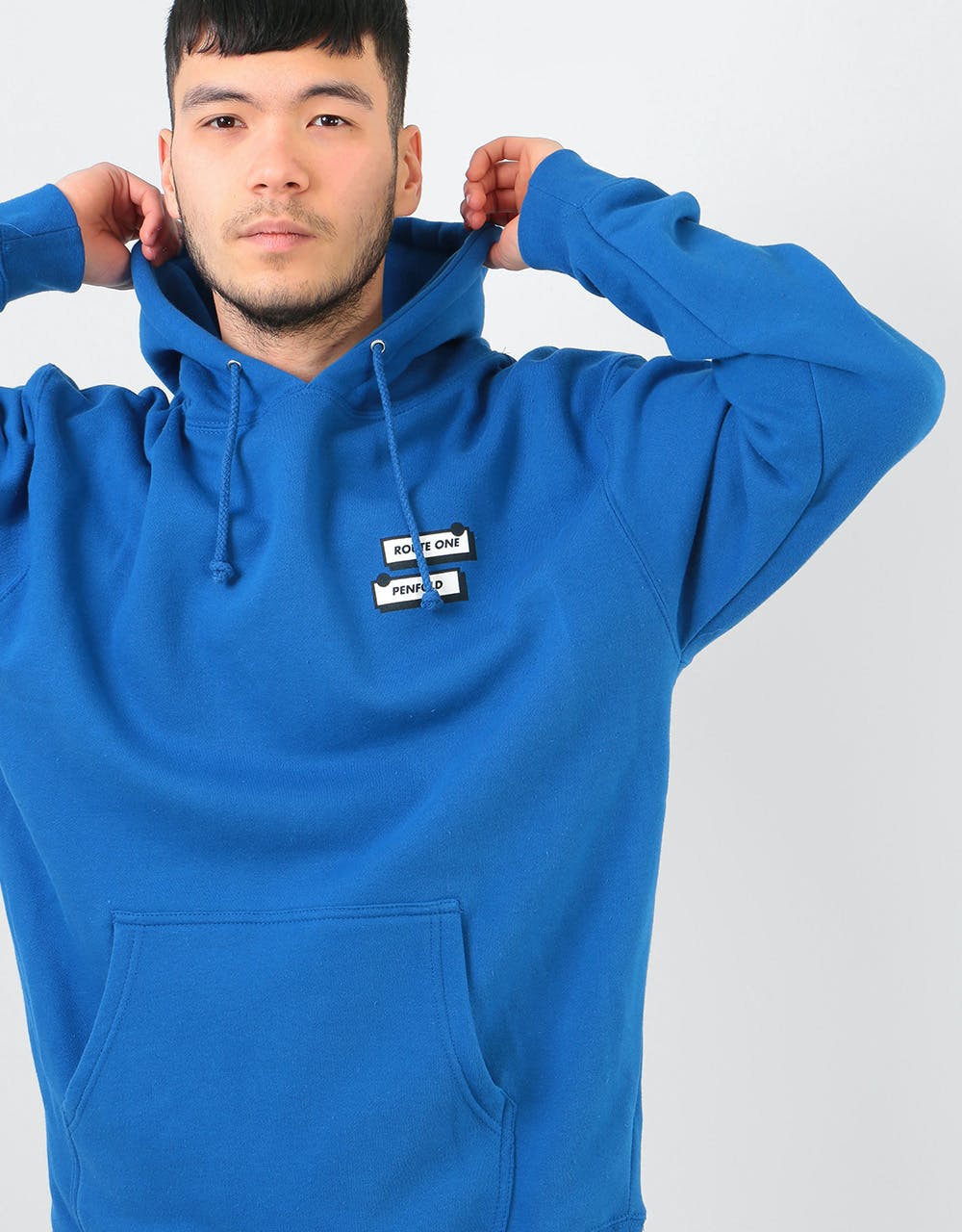 Route One x Mr. Penfold Memphis Blues Pullover Hoodie - Blue