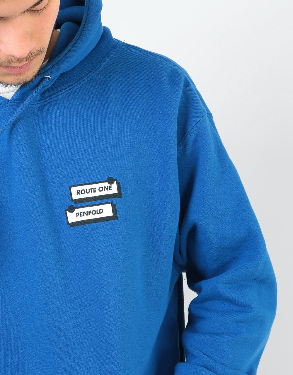 Route One x Mr. Penfold Memphis Blues Pullover Hoodie - Blue