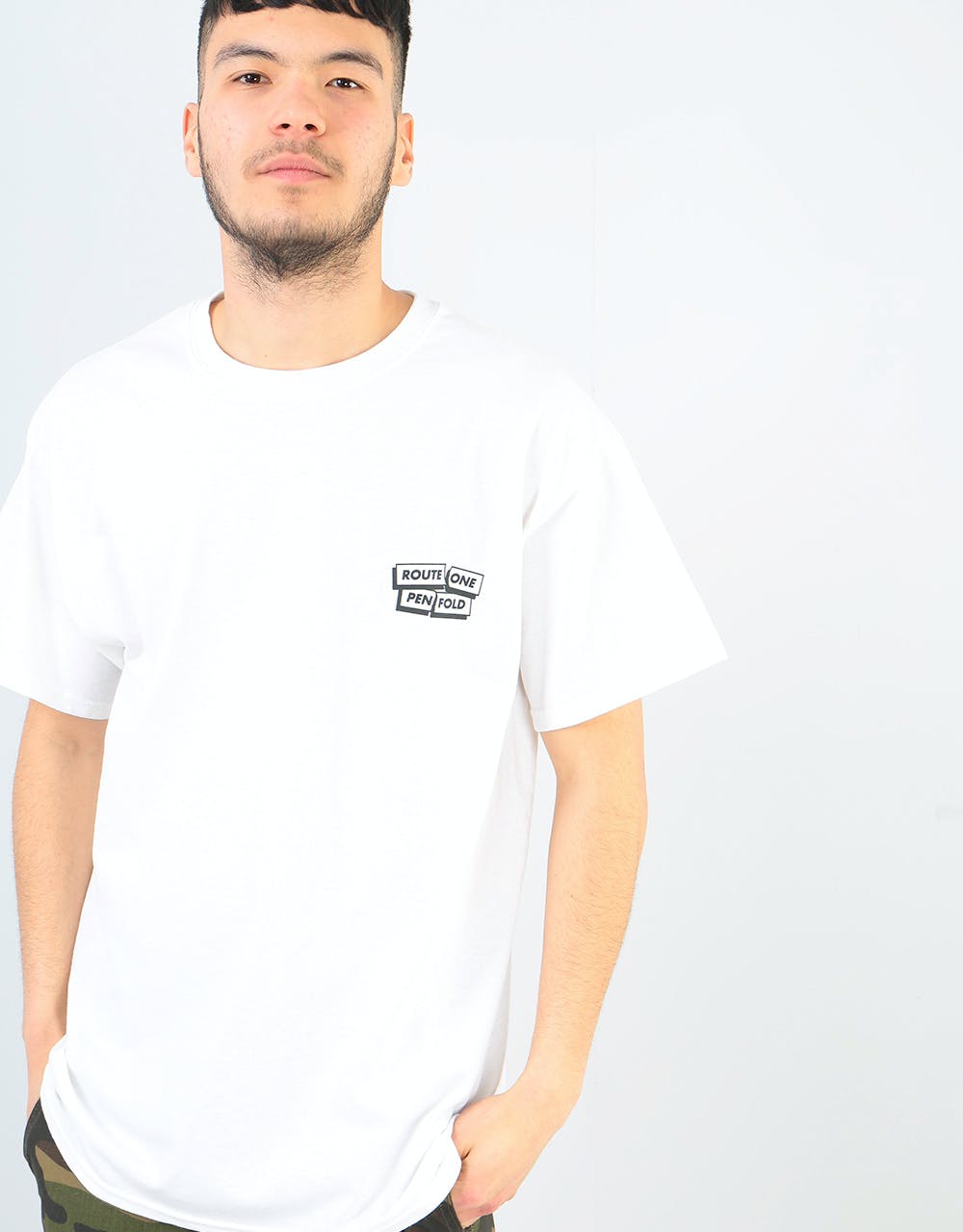 Route One x Mr. Penfold Tear Down T-Shirt - White