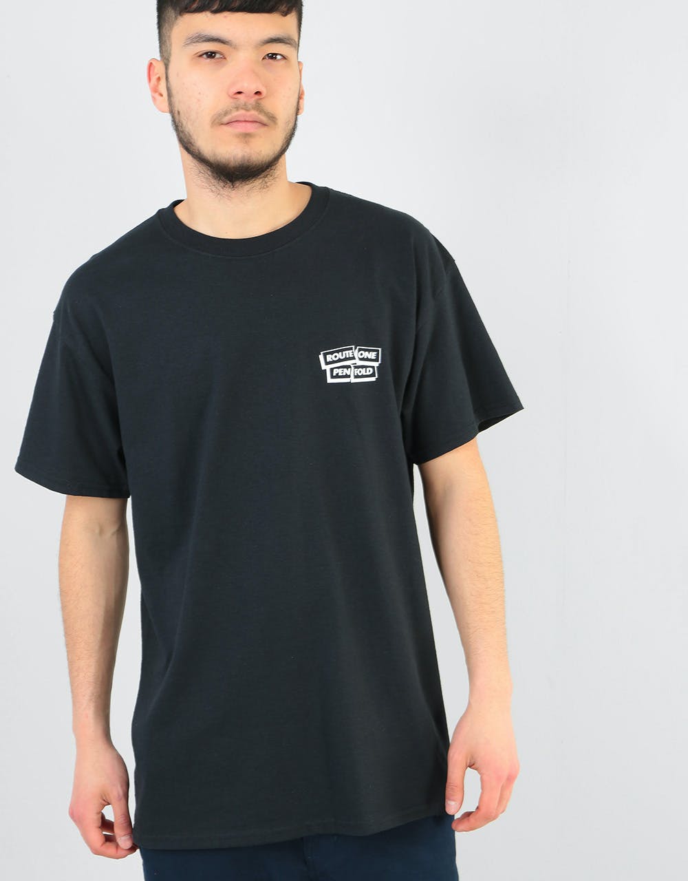 Route One x Mr. Penfold Tear Down T-Shirt - Black