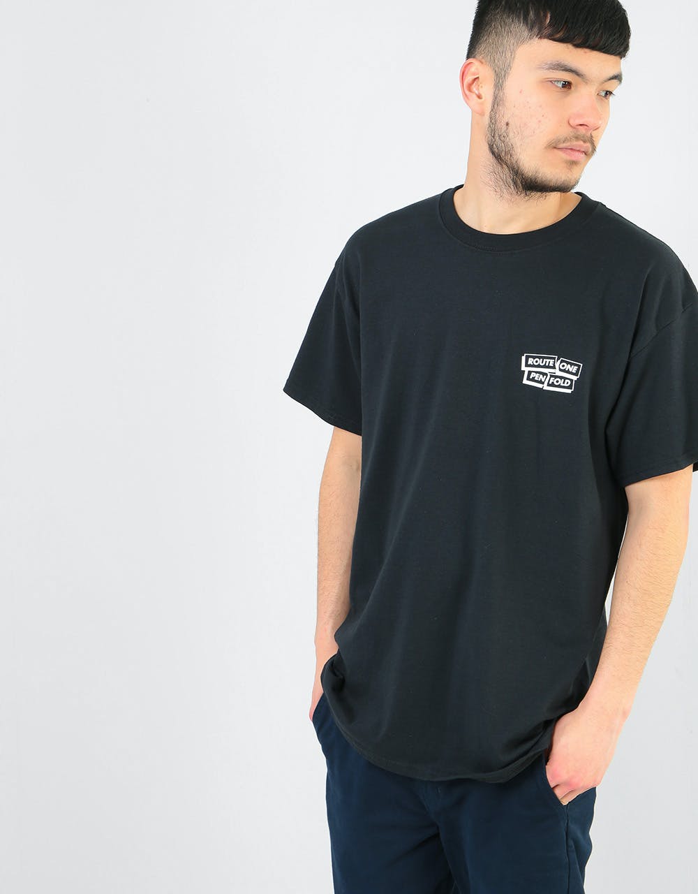 Route One x Mr. Penfold Tear Down T-Shirt - Black