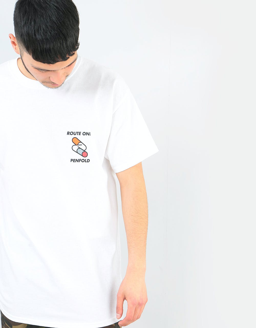 Route One x Mr. Penfold Dog Ends T-Shirt - White