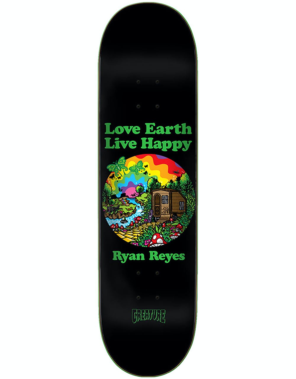 Creature Reyes Live Happy Skateboard Deck - 8"