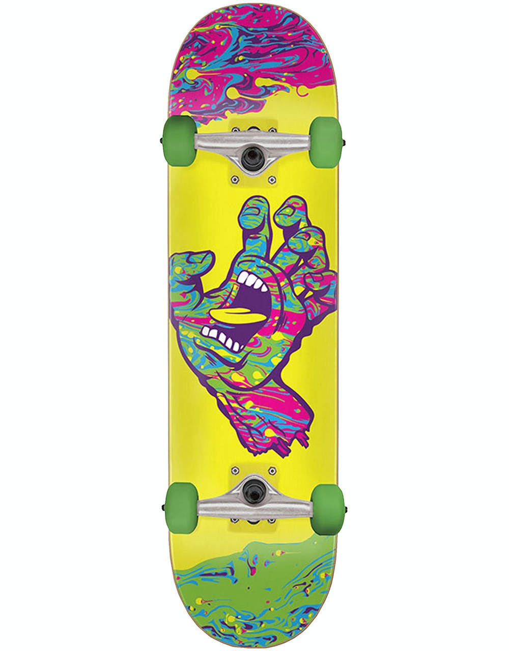 Santa Cruz Spill Hand Complete Skateboard - 7.75"