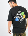 The National Skateboard Co Tapes T-Shirt - Black