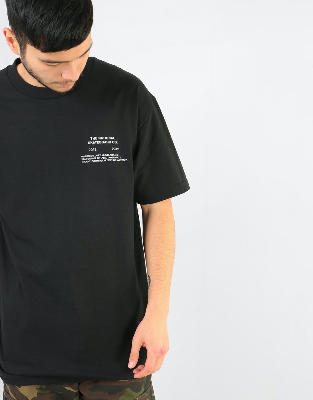 The National Skateboard Co Tapes T-Shirt - Black