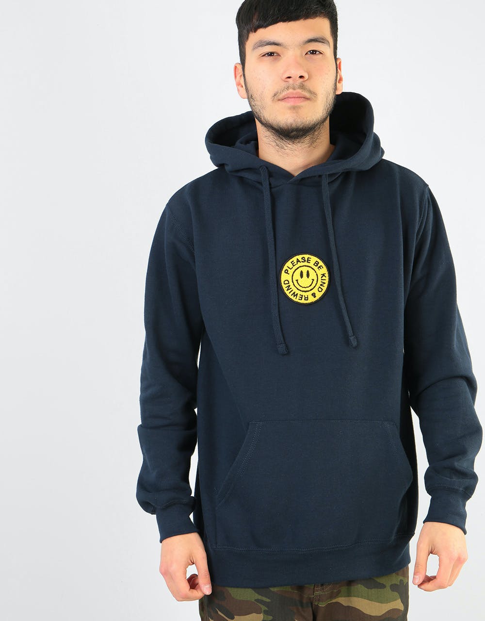 The National Skateboard Co Rewind Pullover Hoodie - Navy