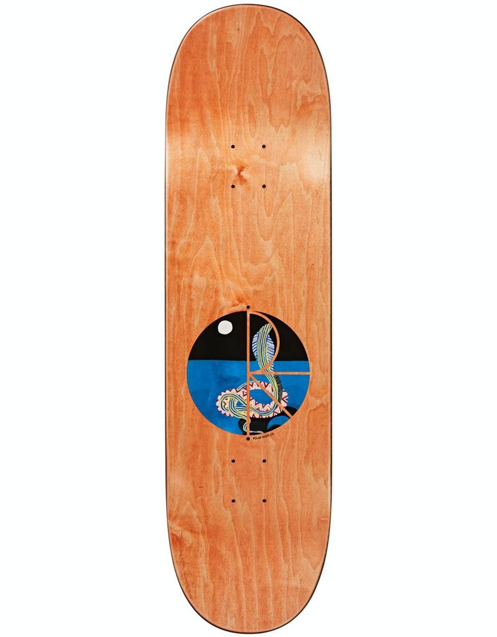 Polar Herrington Midnight Snake Skateboard Deck - 8"