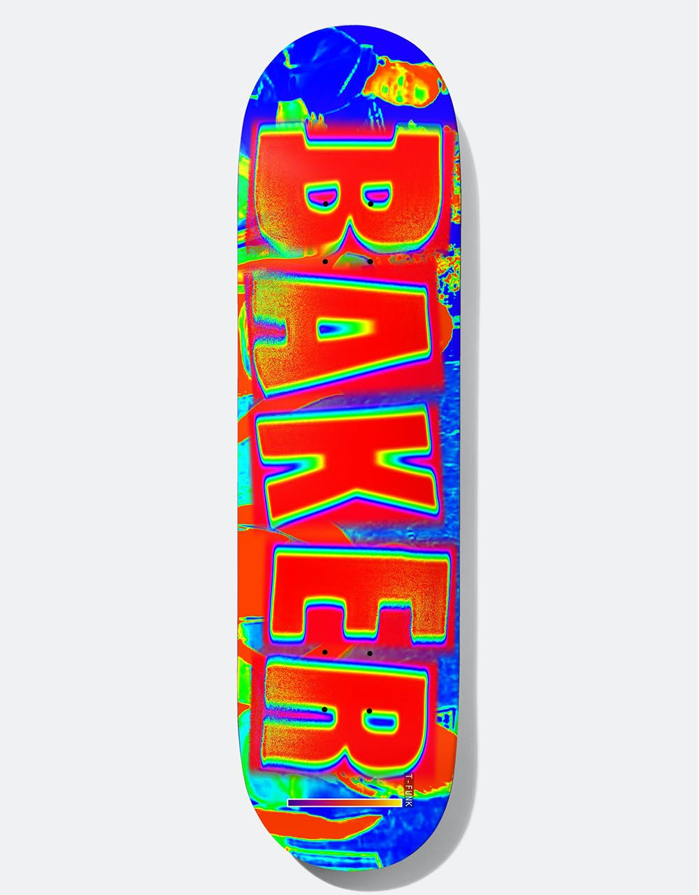 Baker T-Funk Brand Name Infared Skateboard Deck - 8"