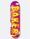 Baker Theotis Brand Name Infared Skateboard Deck - 8.125"