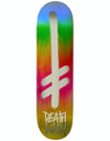 Deathwish Gang Logo Holo Rainbow Skateboard Deck - 8"
