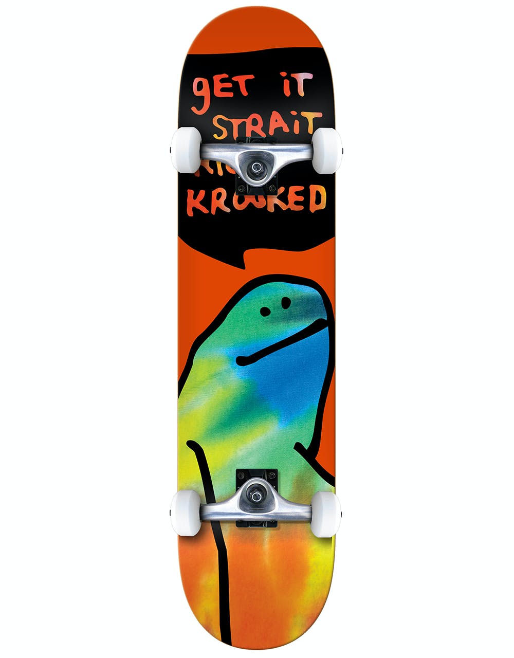 Krooked Shmoo Tie Dye Complete Skateboard - 7.75"