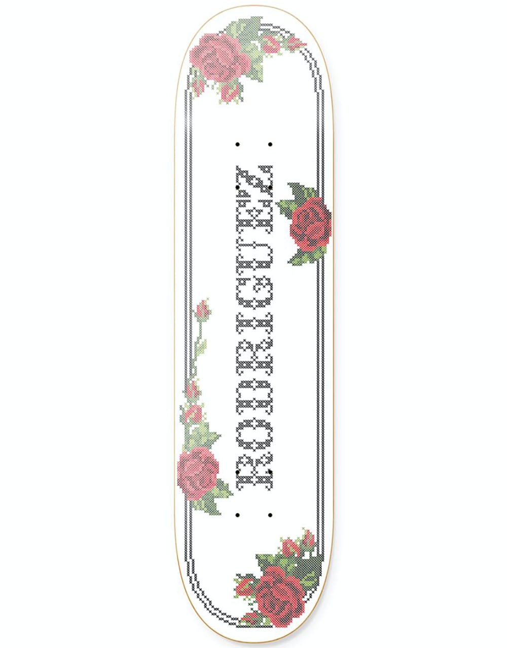 Primitive Rodriguez Cross Stitch Skateboard Deck - 8"