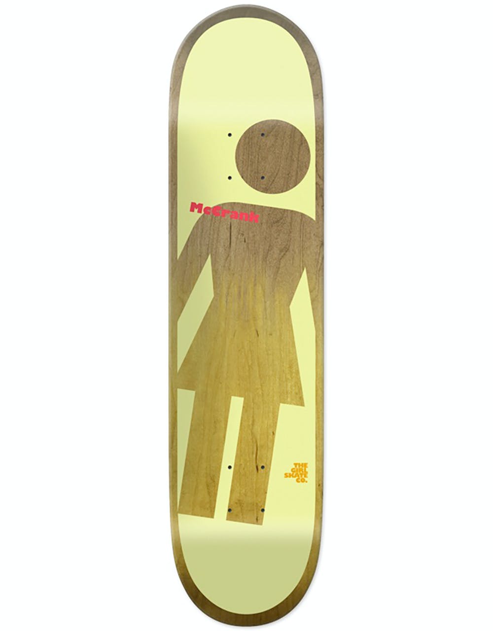Girl McCrank Tilt-a-Girl Skateboard Deck - 8.5"