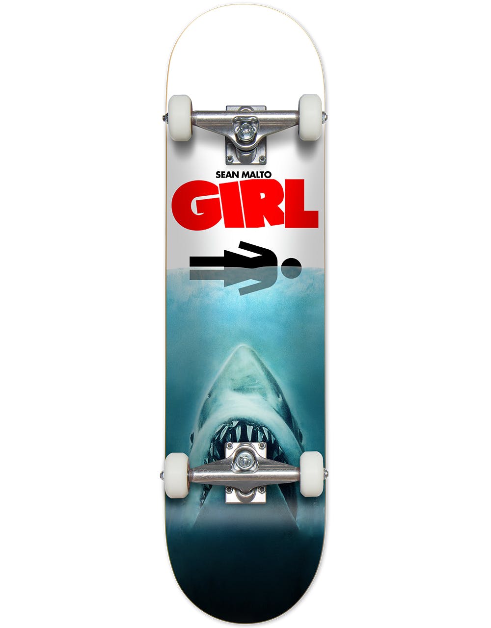 Girl Malto Shark Attack Complete Skateboard - 7.75"