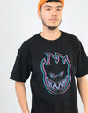 Spitfire Bighead Overlay T-Shirt - Black/Multi