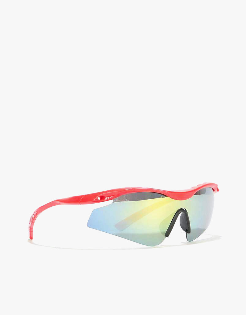 Route One Blitz Mirrored Sunglasses - Red