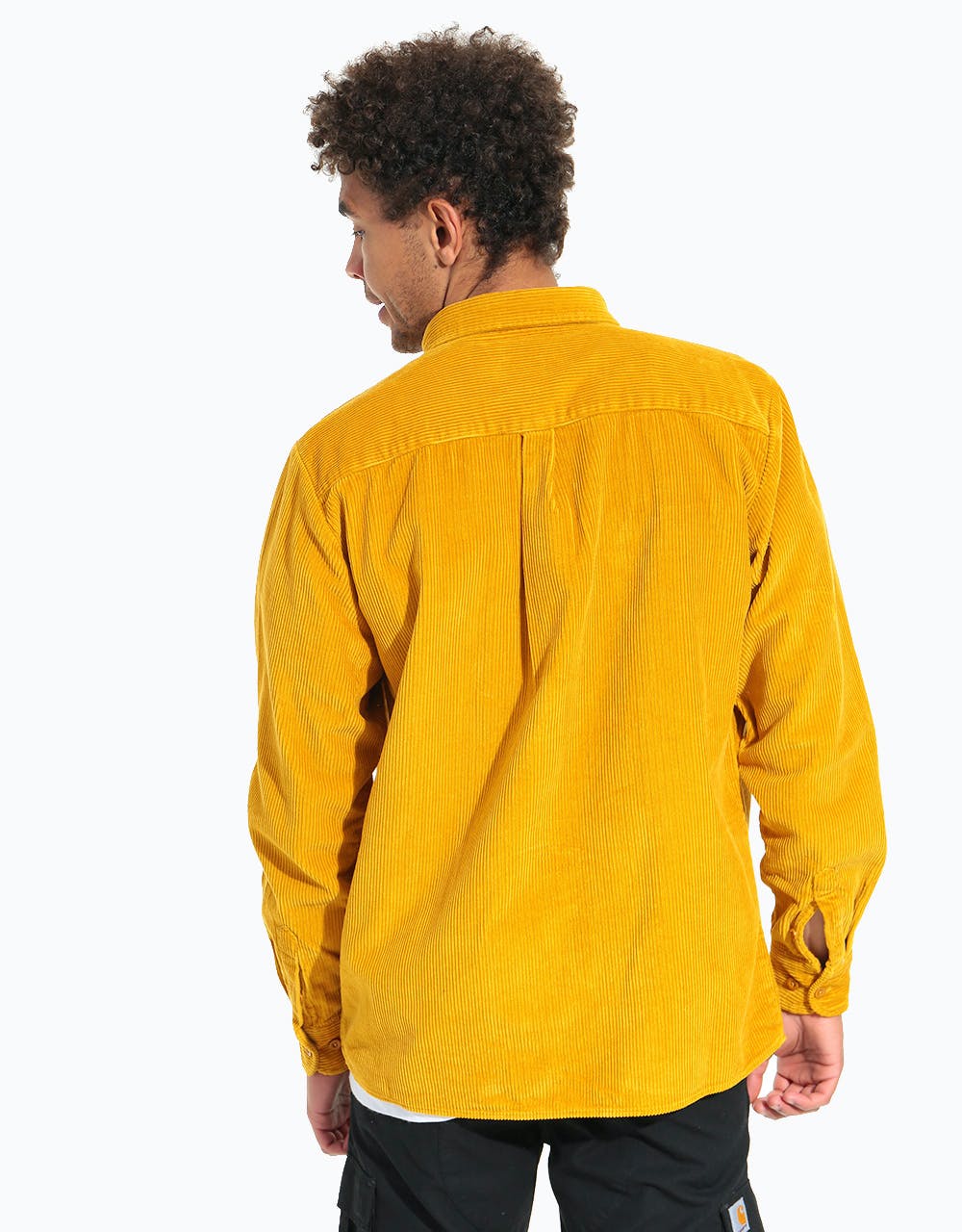 Route One Big Wale Cord Shirt - Mustard