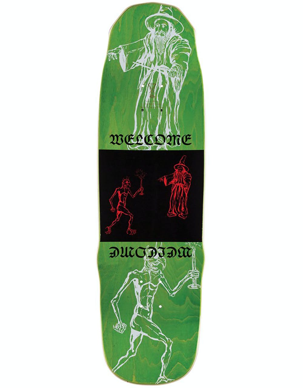 Welcome Hierophant on Necromancer Skateboard Deck - 9.125"