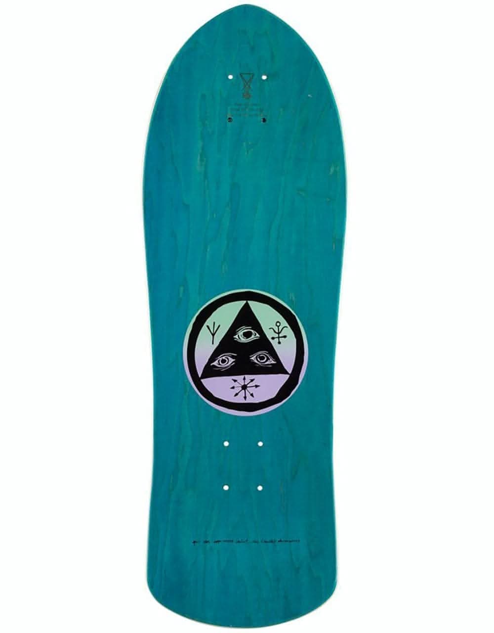 Welcome Owl on Crossbone Skateboard Deck - 10"