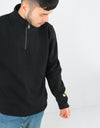 Carhartt WIP Chase Highneck Sweatshirt - Black/Gold