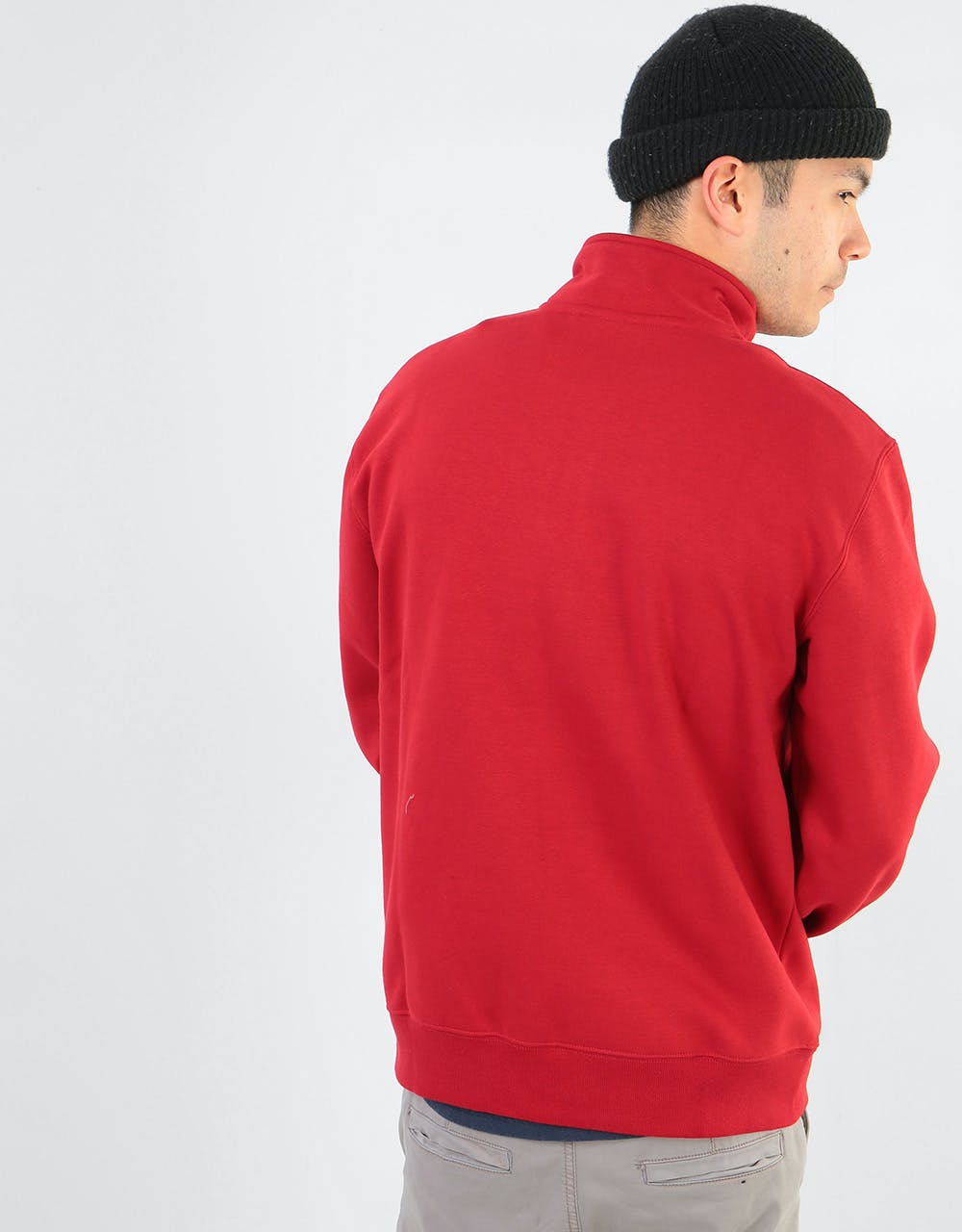 Carhartt WIP Chase Highneck Sweatshirt - Blast Red/Gold