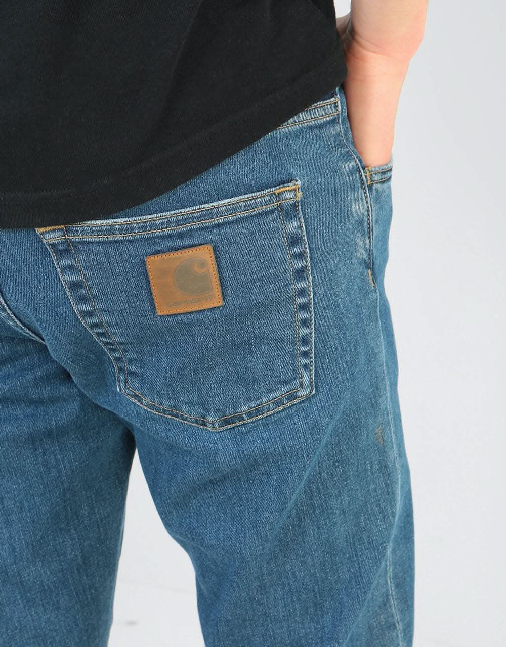 Carhartt WIP Rebel Pant - Blue (Dark Stone Washed)