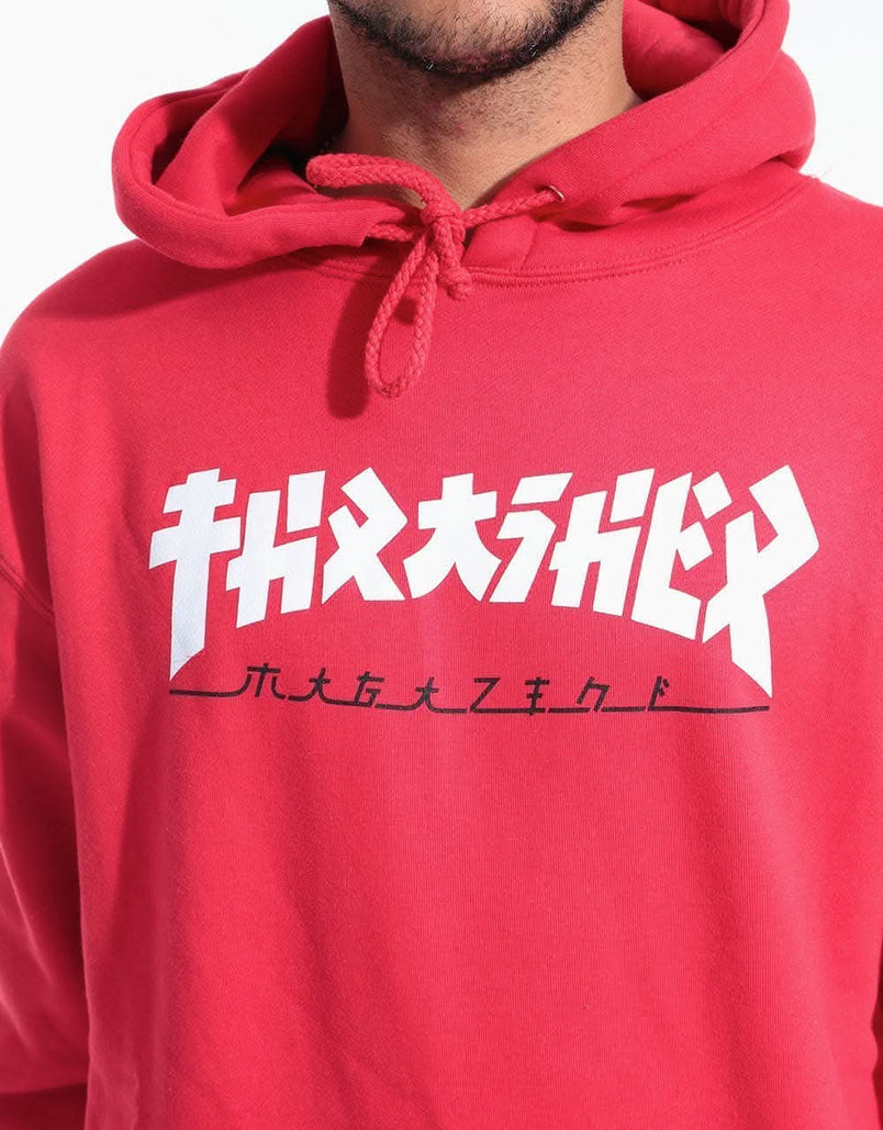 Thrasher Godzilla Pullover Hoodie - Red – Route One