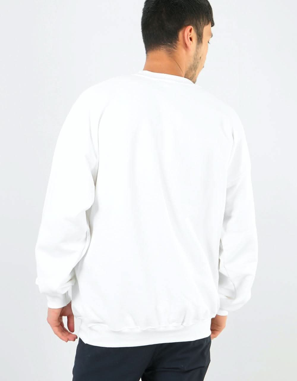 Thrasher Godzilla Sweatshirt - White