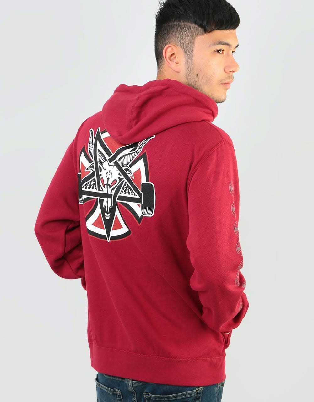 Independent x thrasher clearance pentagram cross hoodie