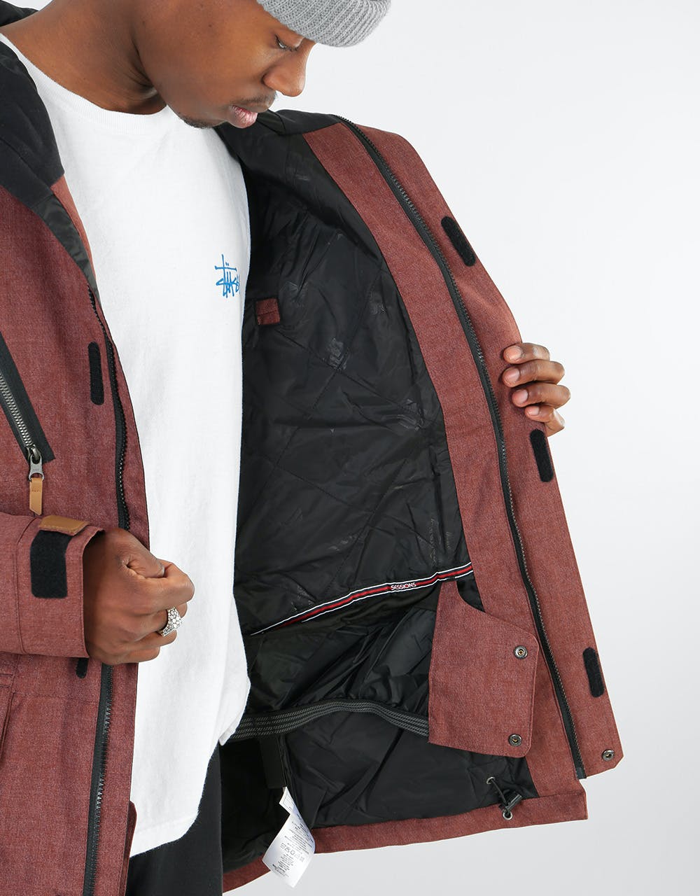 Sessions Supply Snowboard Jacket - Maroon