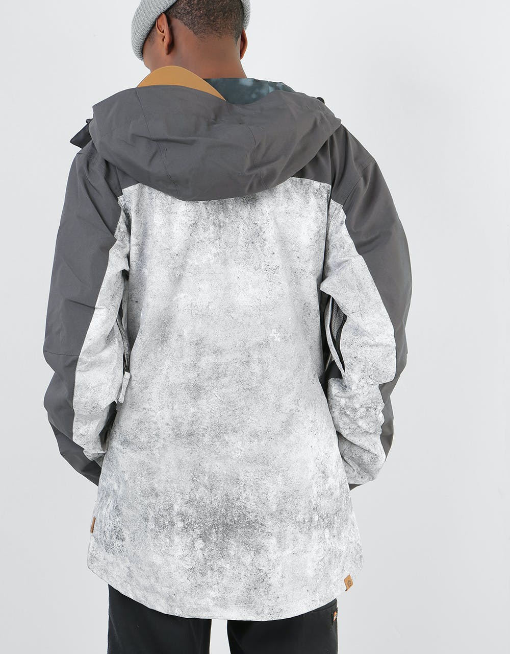 Sessions Ransack Shell Snowboard Jacket - Dark Grey/Concrete