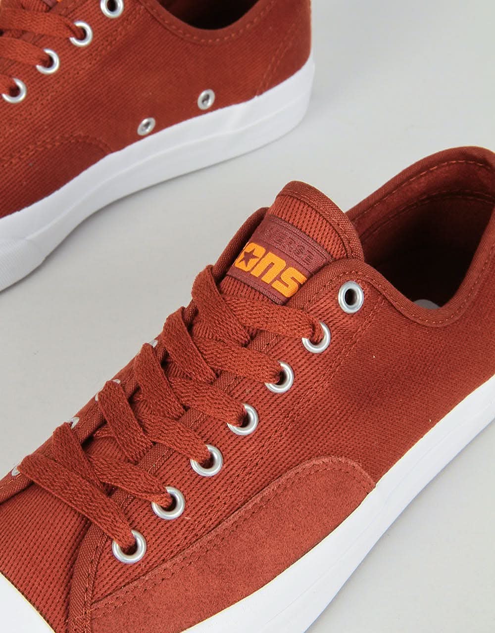 Converse Jack Purcell Pro Ox Skate Shoes - Cinnamon/White/Orange Rind