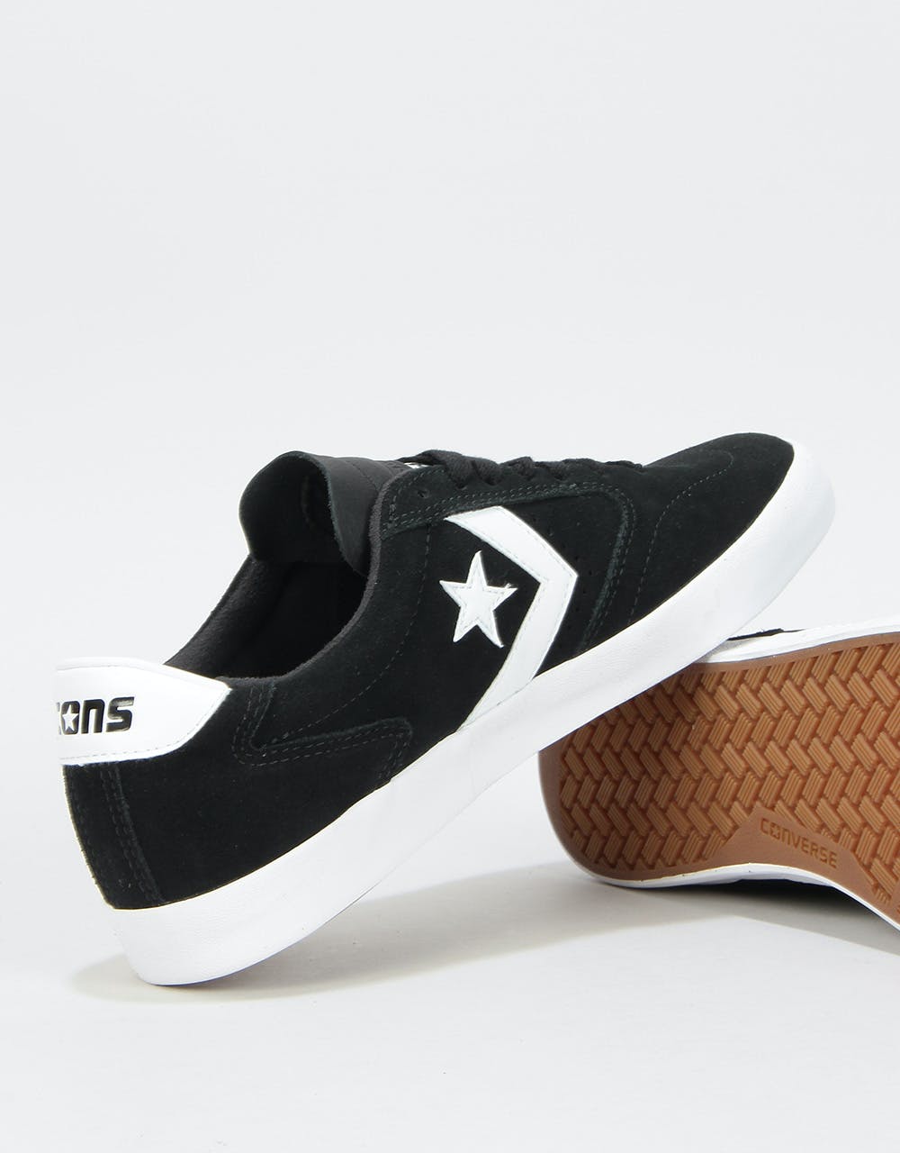 Converse Checkpoint Pro Classic Skate Shoes - Black/White/White