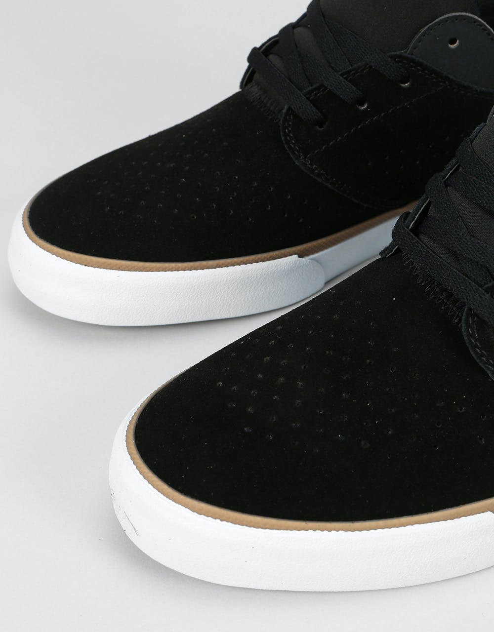 Lakai Fremont Vulc Skate Shoes - Black Suede