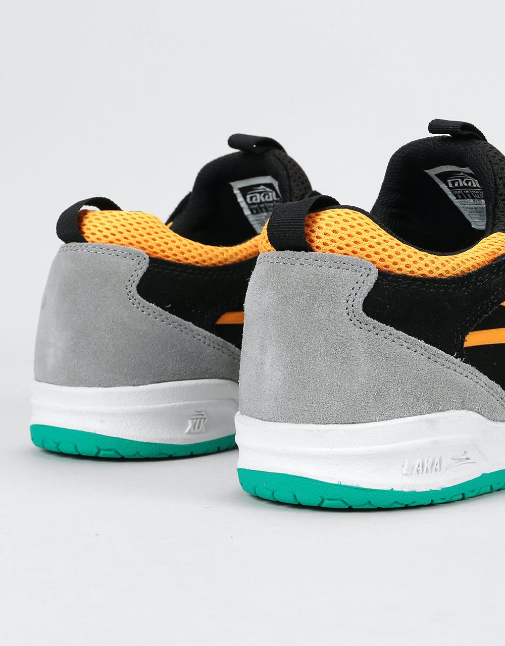Lakai The Proto Skate Shoes - Grey/Teal Suede