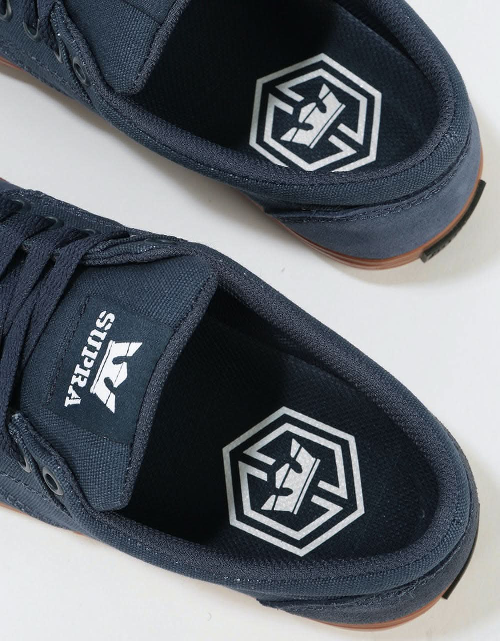 Supra Chino Skate Shoes - Navy/Navy-Gum