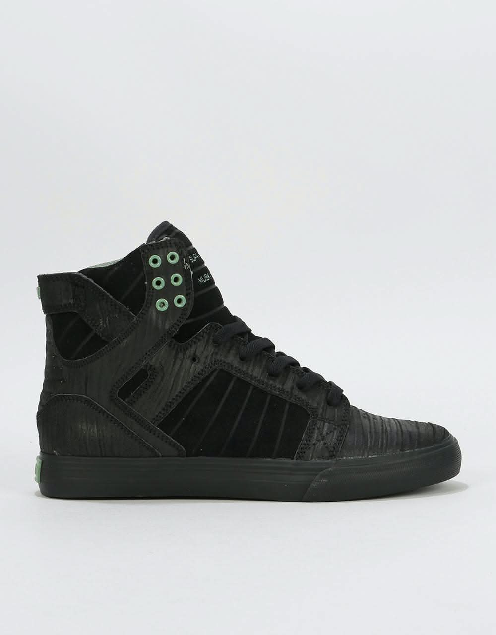 Supra Skytop Skate Shoes - Black/Hedge-Black
