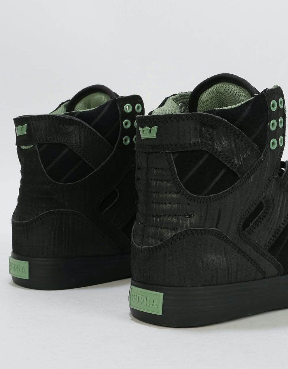 Supra Skytop Skate Shoes - Black/Hedge-Black