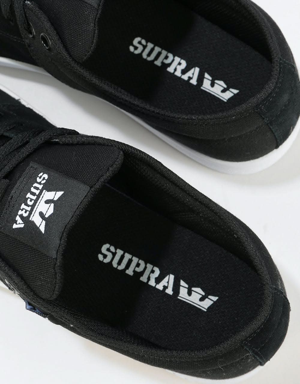Supra Stacks II Skate Shoes - Black/Grey-White