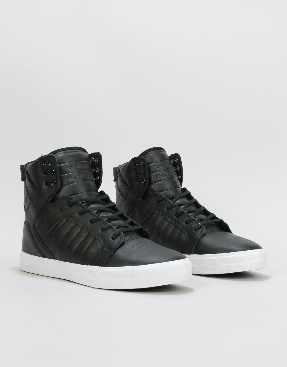 Supra Skytop Skate Shoes - Black/White