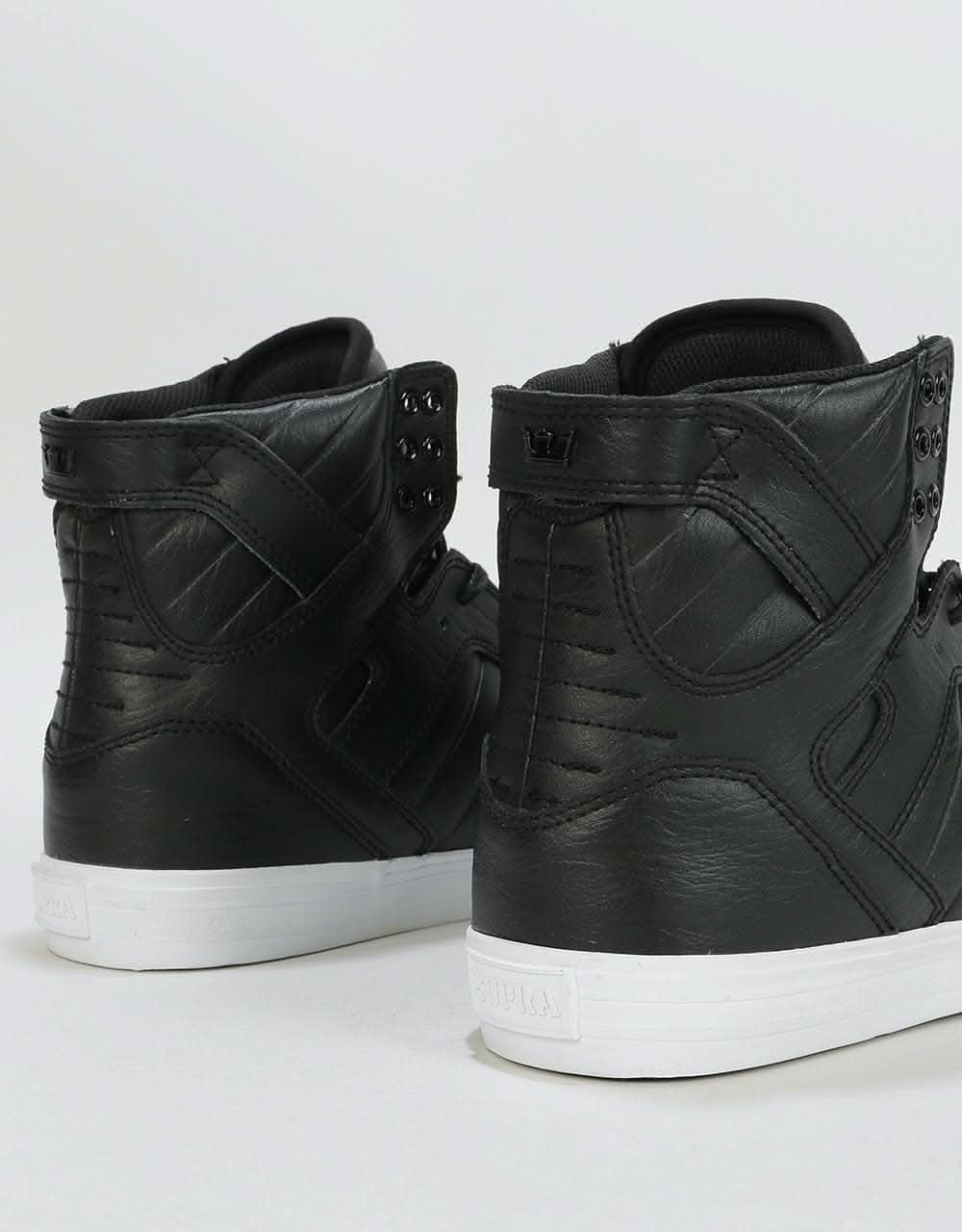 Supra Skytop Skate Shoes - Black/White