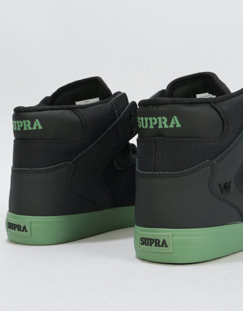 Supra Vaider Skate Shoes - Black/Hedge