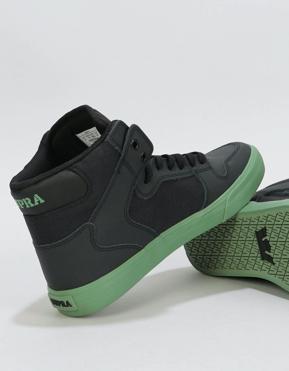 Supra Vaider Skate Shoes - Black/Hedge