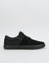 Supra Stacks Vulc II Skate Shoes - Black/Black-Black