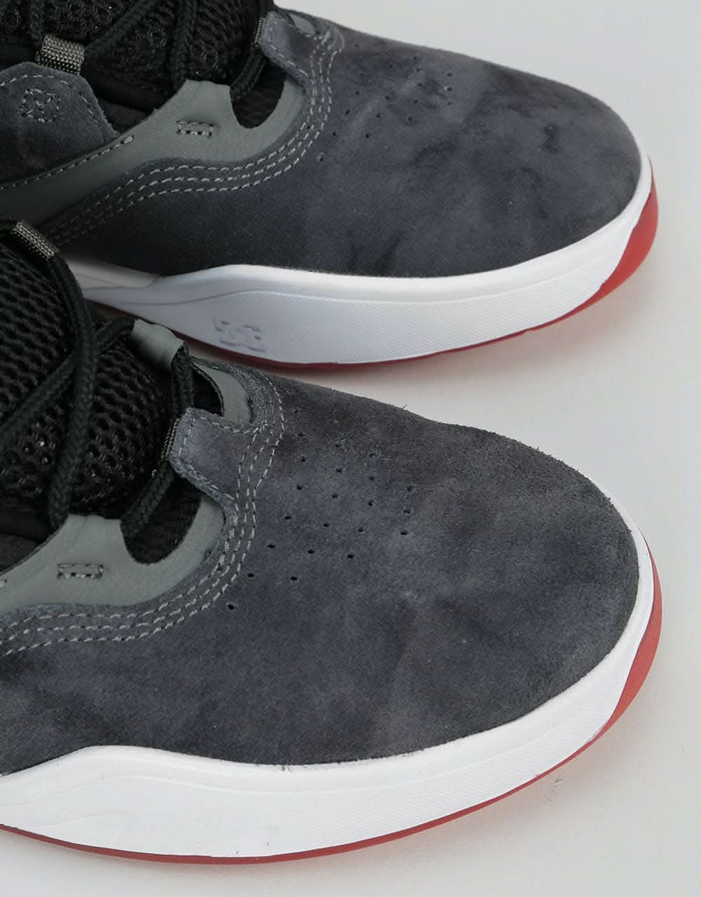 DC Kalis LE Skate Shoes - Grey/Black/Red
