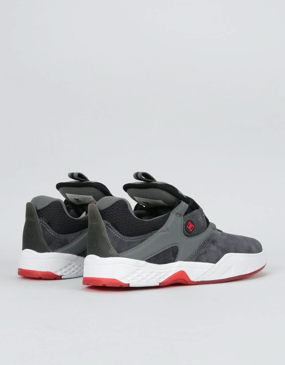 DC Kalis LE Skate Shoes - Grey/Black/Red