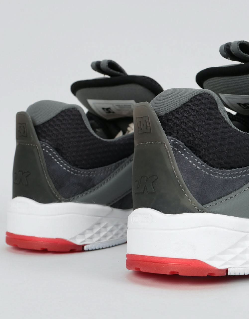 DC Kalis LE Skate Shoes - Grey/Black/Red